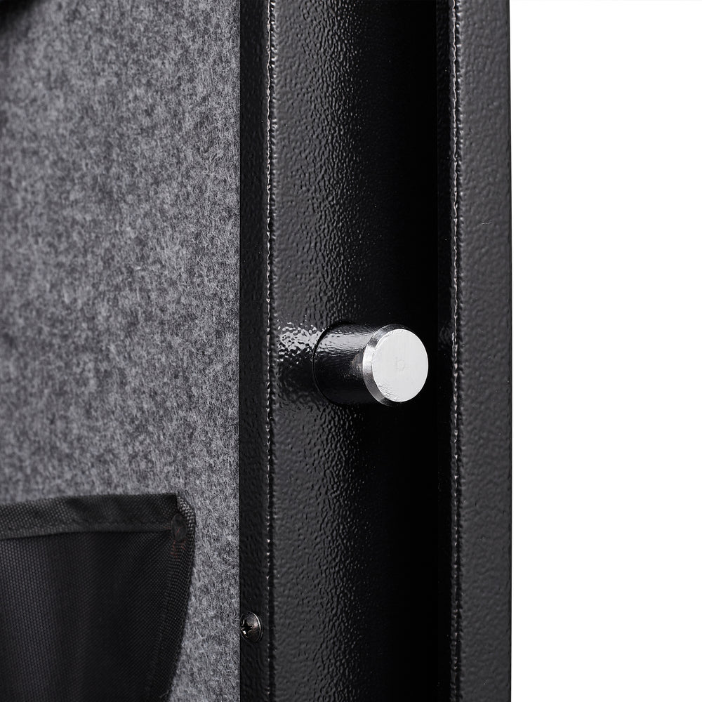 Quick Access Gun Safe with Pistol Pockets and Alarm