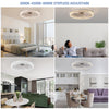 Sleek Remote-Dimming Ceiling Fan Chandelier