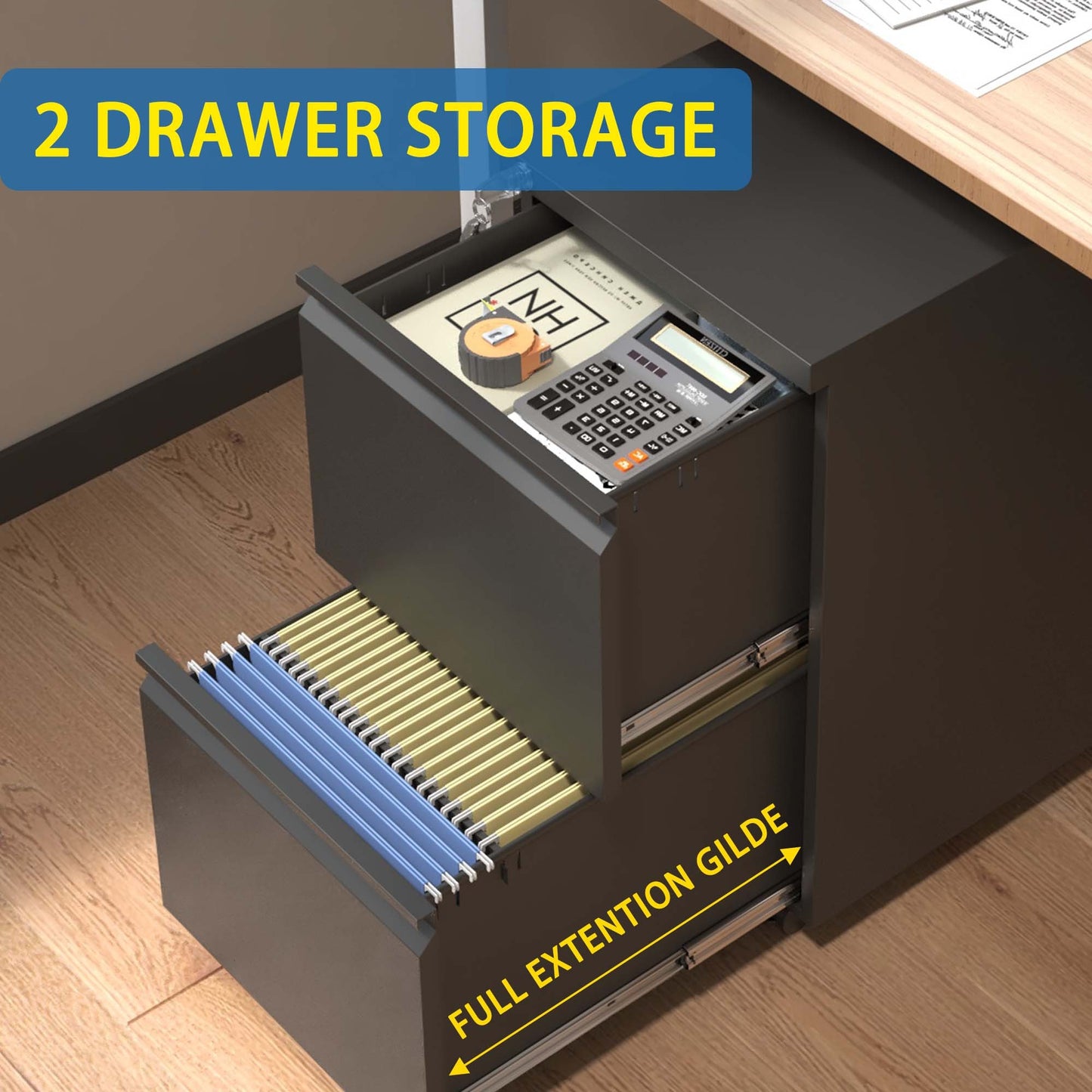 Rolling Lock & File Cabinet