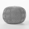 Cozy Cotton Round Pouf