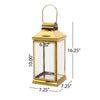 Shimmering Stainless Steel Lantern