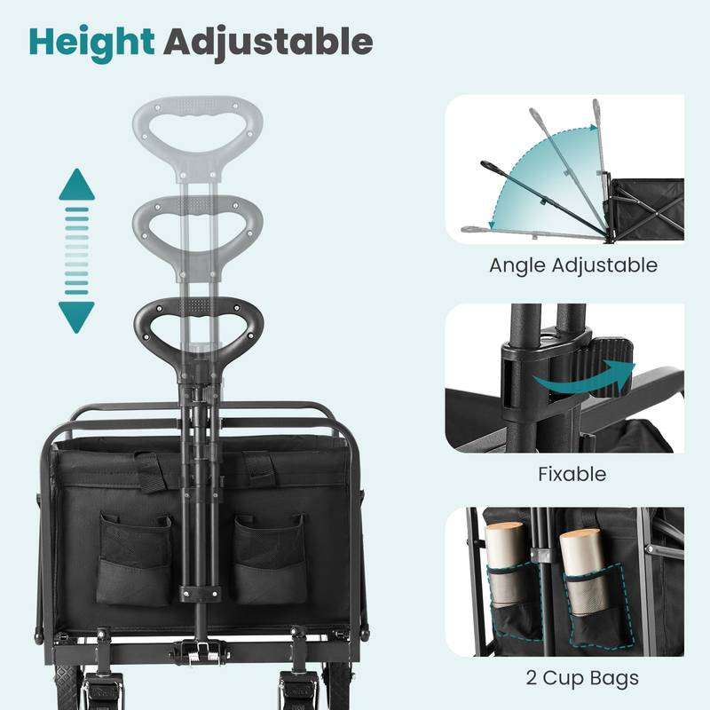 Versatile Foldable Grocery Wagon