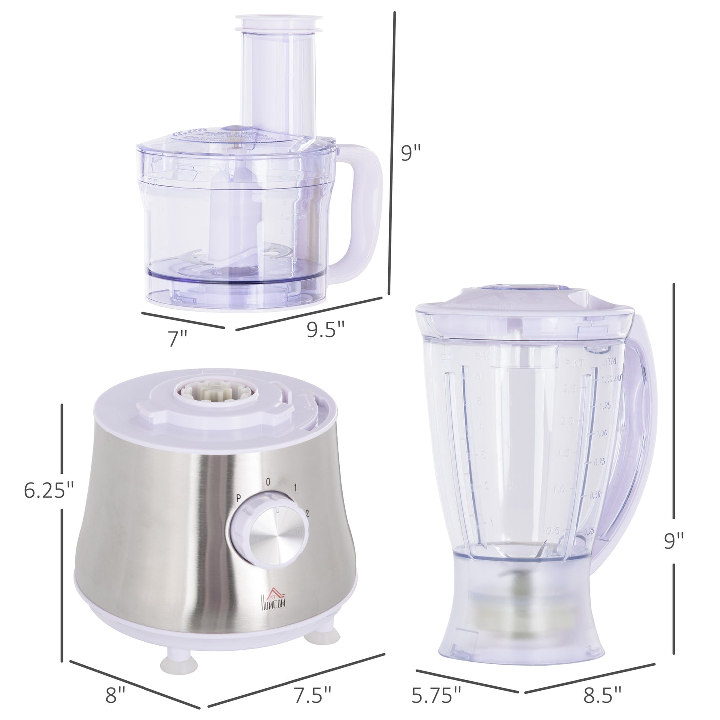 Blend & Chop Pro: Versatile Food Processor & Blender Combo