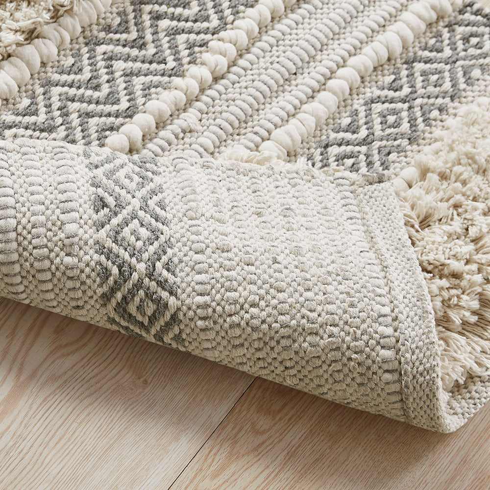 Striped Cozy Bath Rug