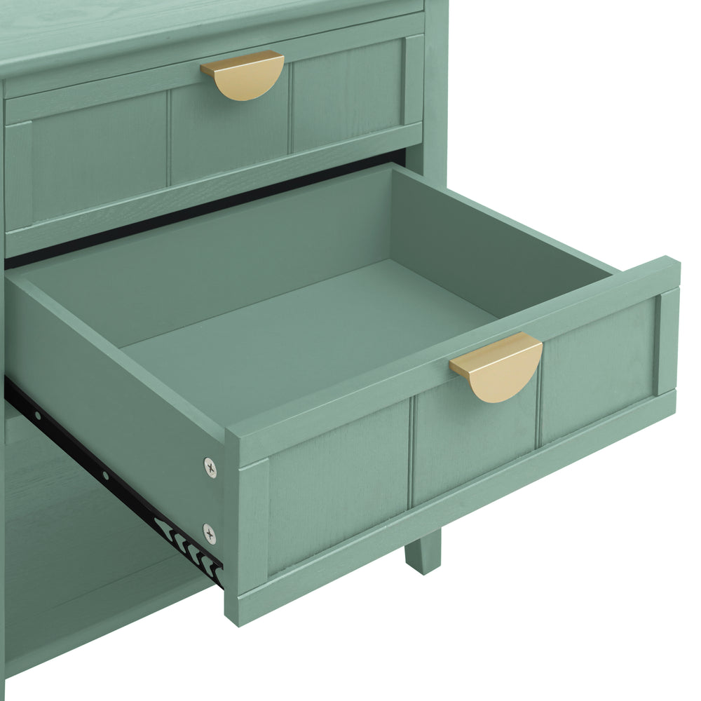 Charming Americana 2-Drawer Nightstand