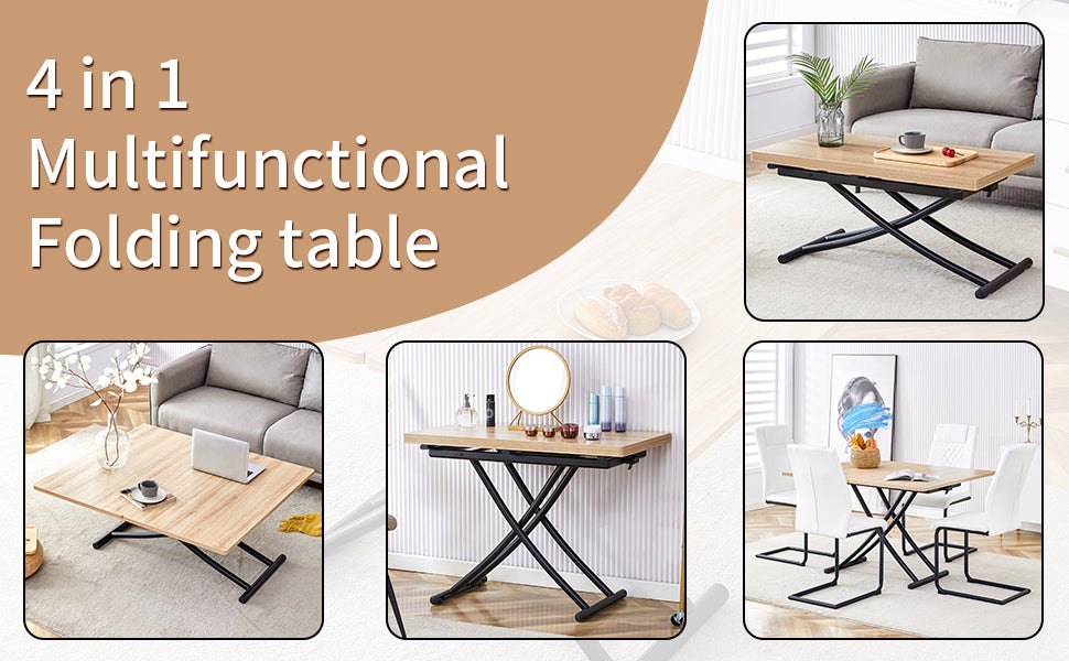 Versatile Lift Table: Modern Minimalist Design for Any Space