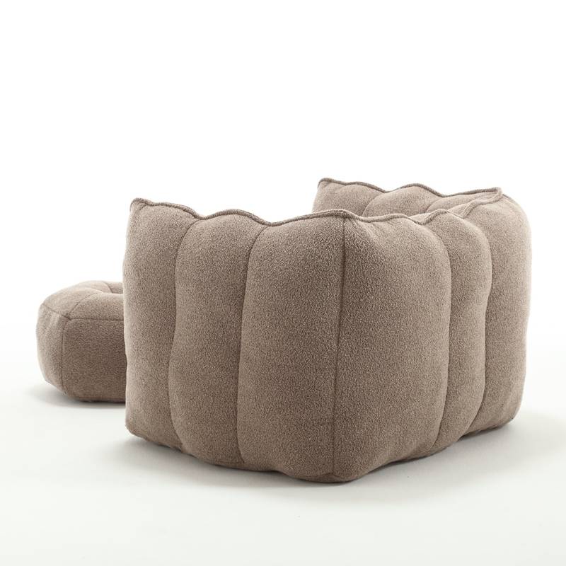 Cozy Foam Bean Bag Chair & Footstool