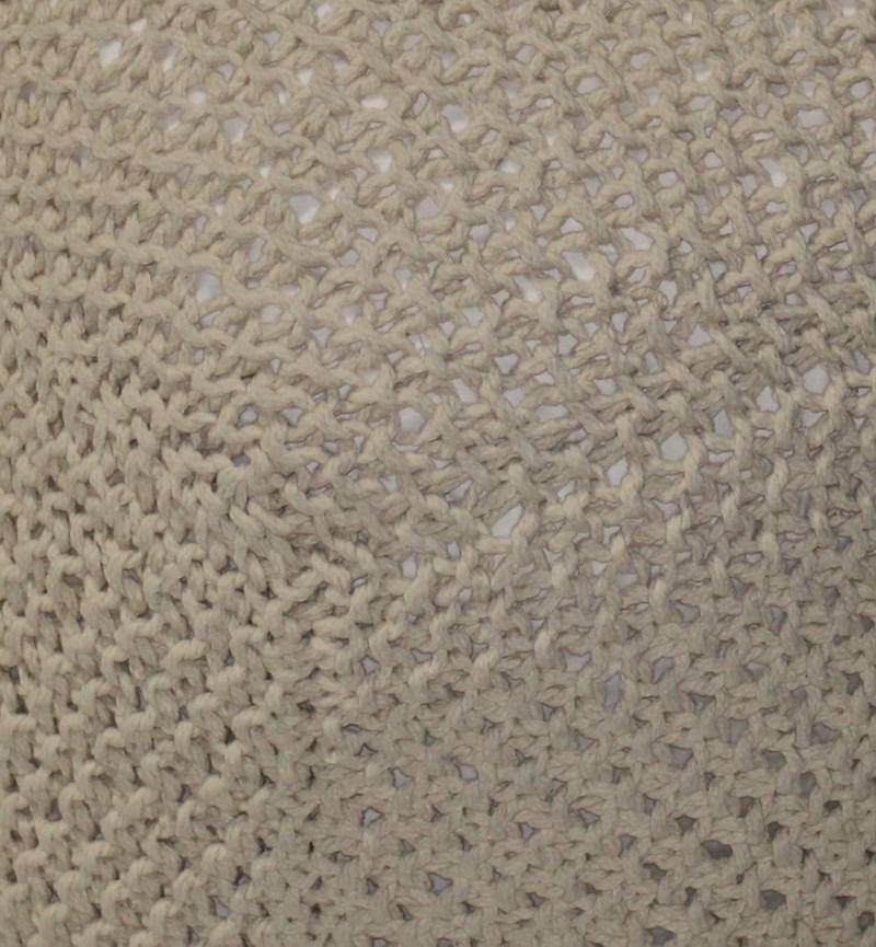 Snuggle Up Knitted Pouf