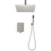 Spa-Like Ceiling Shower Combo with Handheld Wand