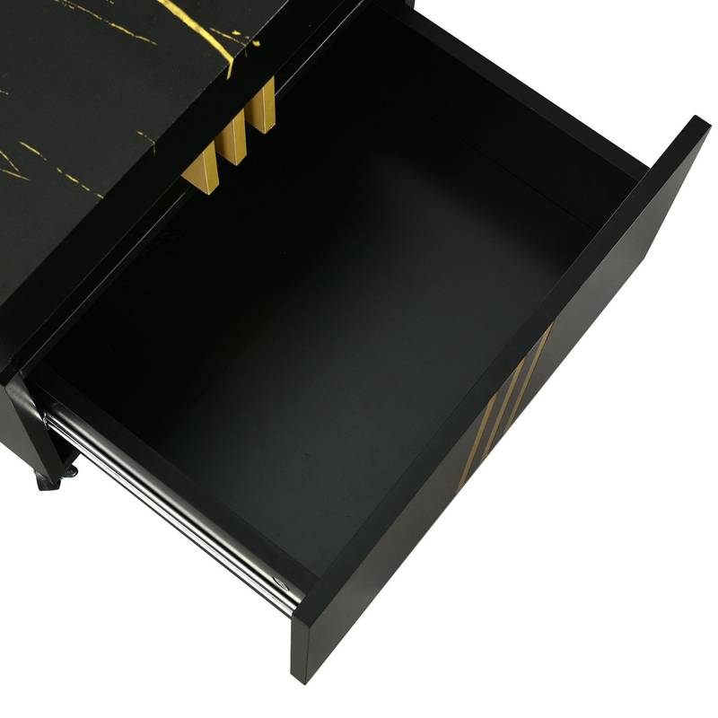 Sleek Luxe TV & Coffee Table Duo