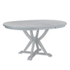 Chic Extendable Round Dining Set with Cross Back Chairs