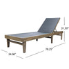 Chic Dark Grey Lounge Chair