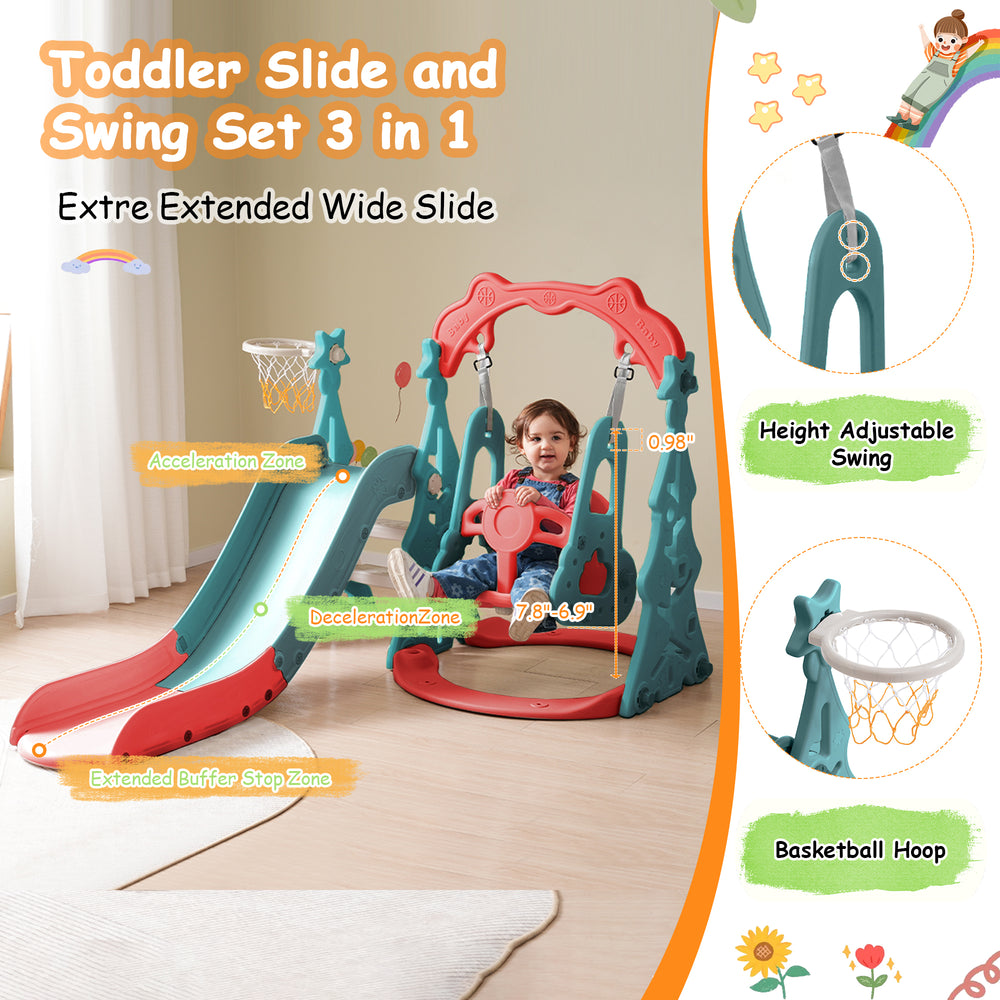 FunTime Slide & Swing Playset