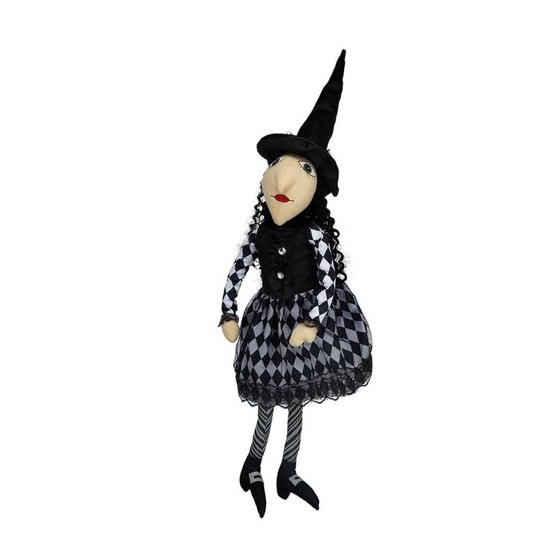 Spooky Sitting Witch Decoration