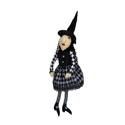 Spooky Sitting Witch Decoration