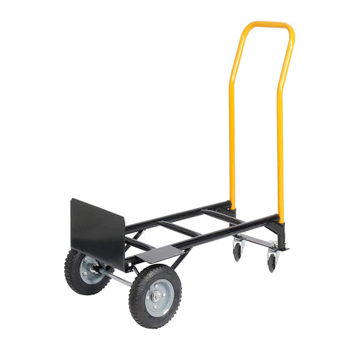 Versatile Heavy-Duty Cart: Dual Dolly & Push Design for Easy Moving