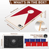 Ultimate Cornhole Experience - Solid Wood Game Set with Toss Bags