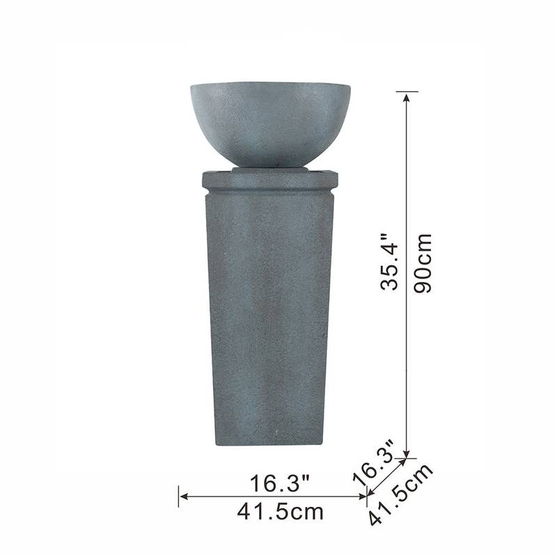Zen Harmony Water Fountain & Bird Bath for Your Garden