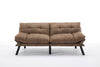 Cozy Brown Convertible Sofa Bed