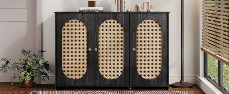 Vintage Vibes Rattan Sideboard