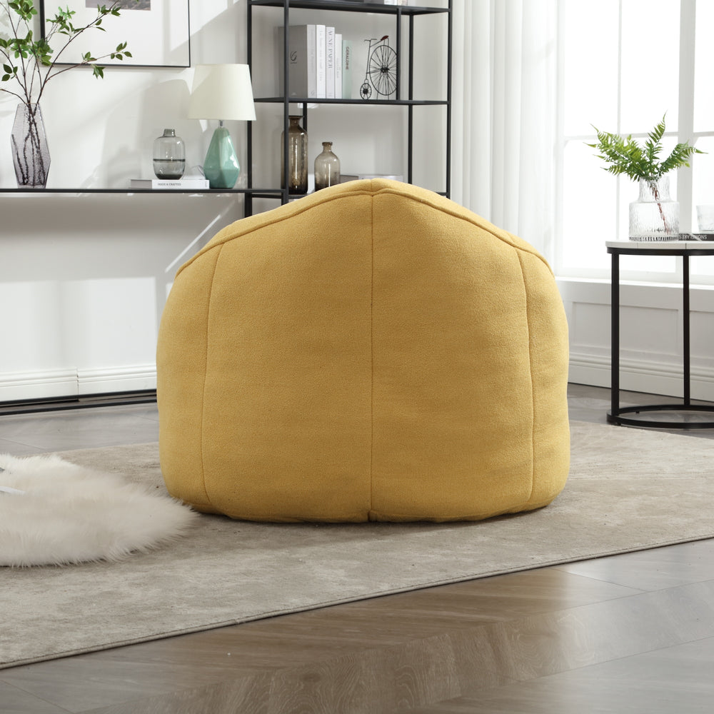 Cozy Foam Bean Bag Chair with Footrest