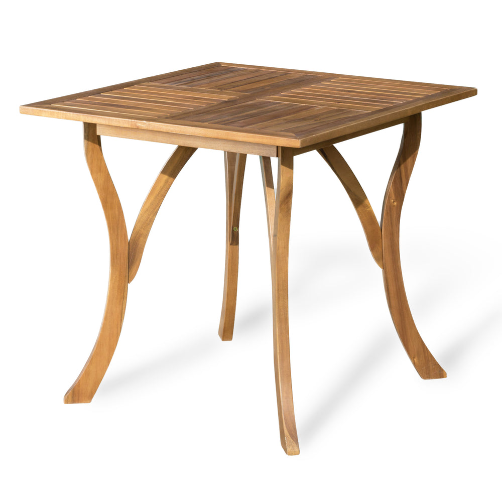 Chic Wood Square Table