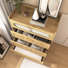 Chic Wood 4-Drawer Dresser: Stylish Storage for Any Room