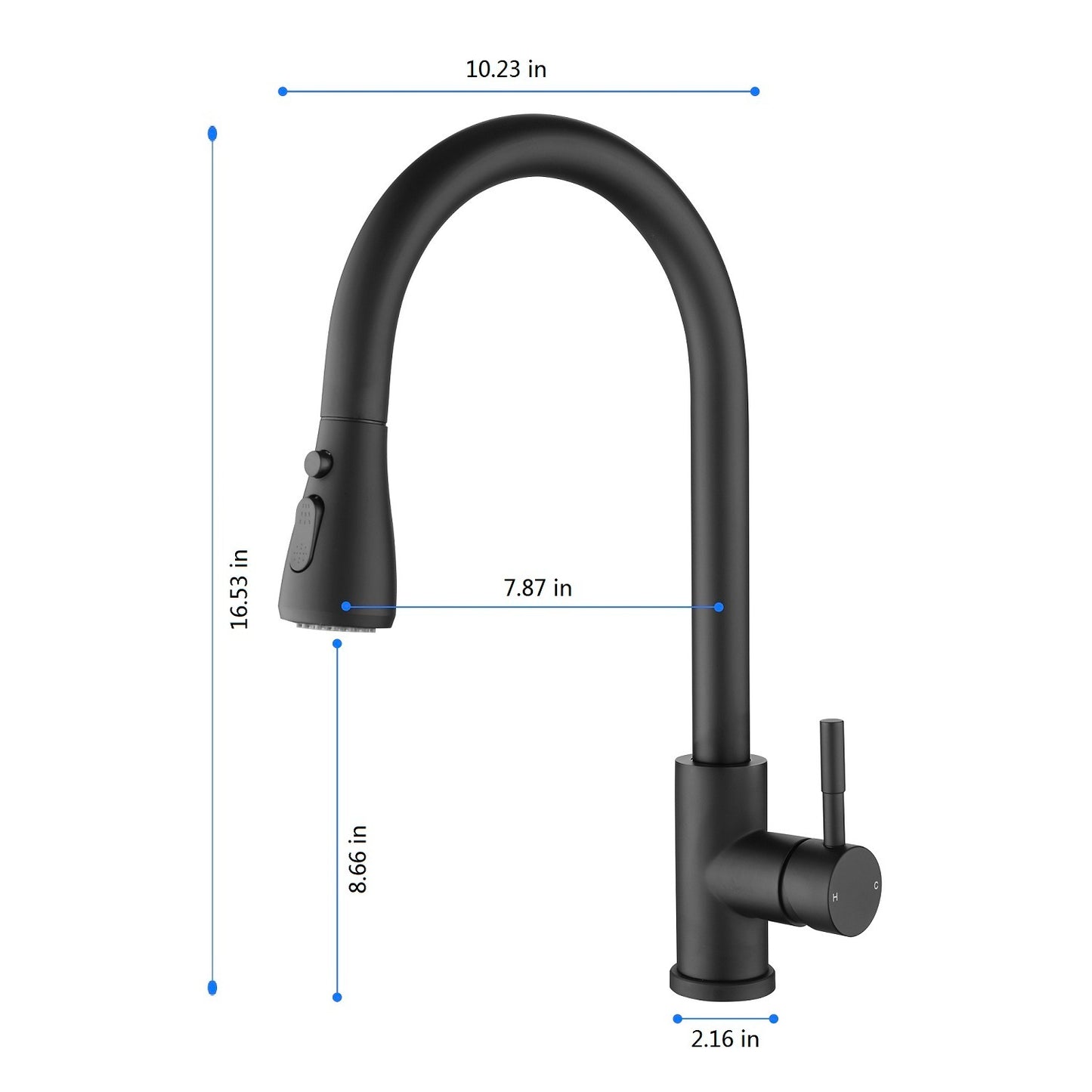 Versatile Pull-Out Kitchen Faucet