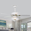 Breezy White Ceiling Fan with Remote