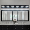 Sleek Black LED Vanity Light Fixture