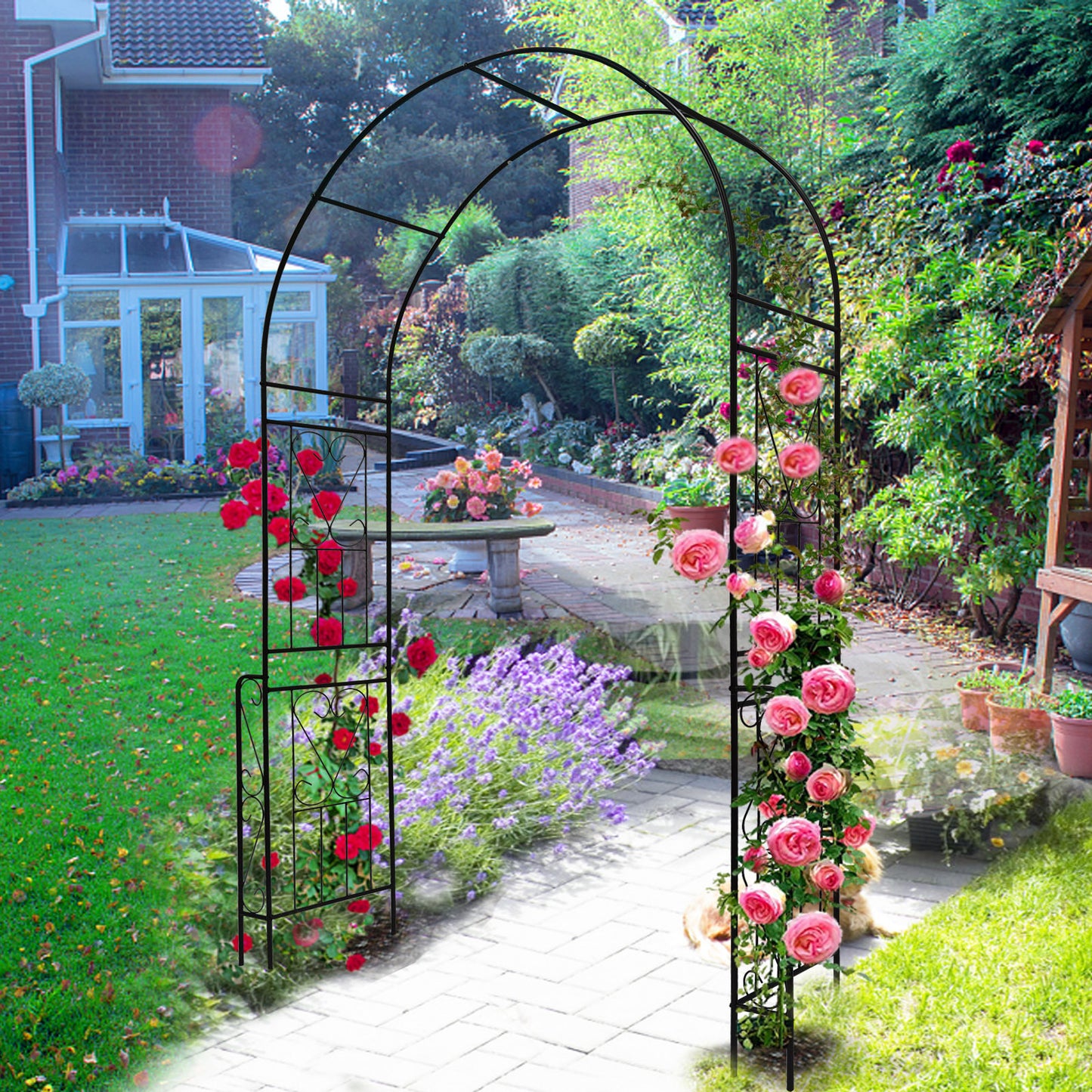 Elegant Garden Arch for Climbing Plants