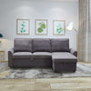 Cozy Contemporary L-Shaped Sofa Bed with Storage and Chaise