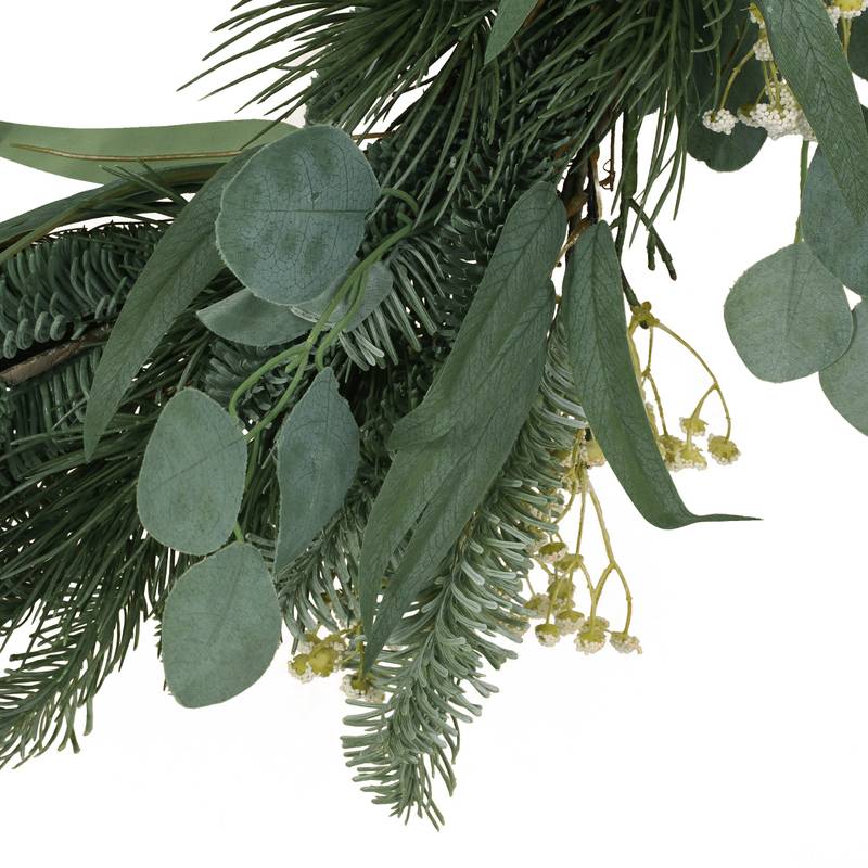 Eucalyptus & Pine Star Wreath