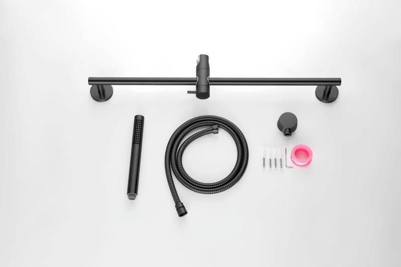Eco-Friendly Handheld Shower with Adjustable Slide Bar