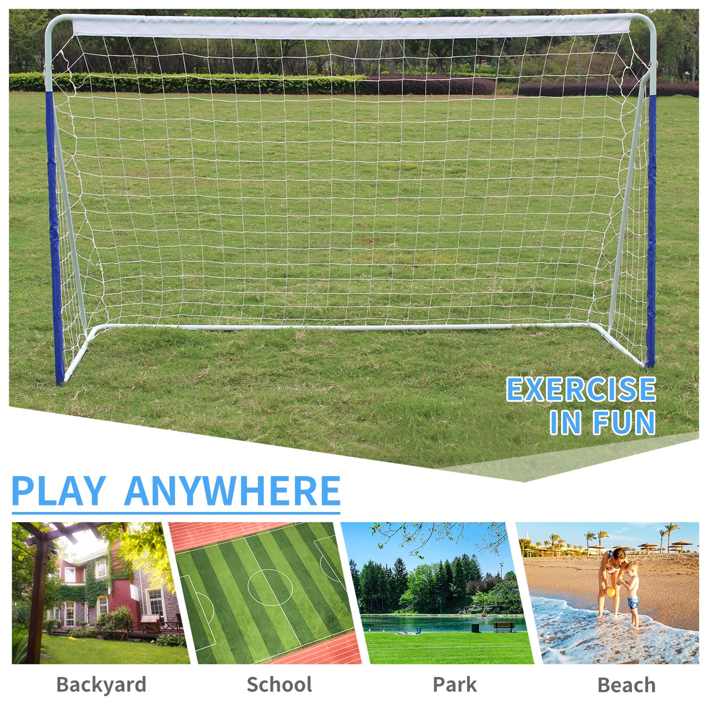 Backyard Soccer Fun Portable Goals for Kids