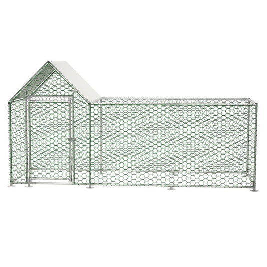 Spacious Backyard Chicken Coop with Cover