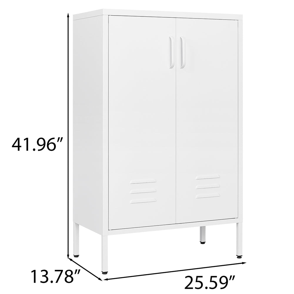 Versatile Storage Cabinet with Movable Dividers