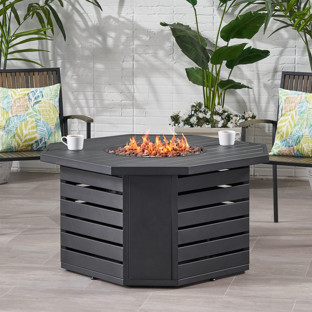 Cozy Octagon Fire Pit