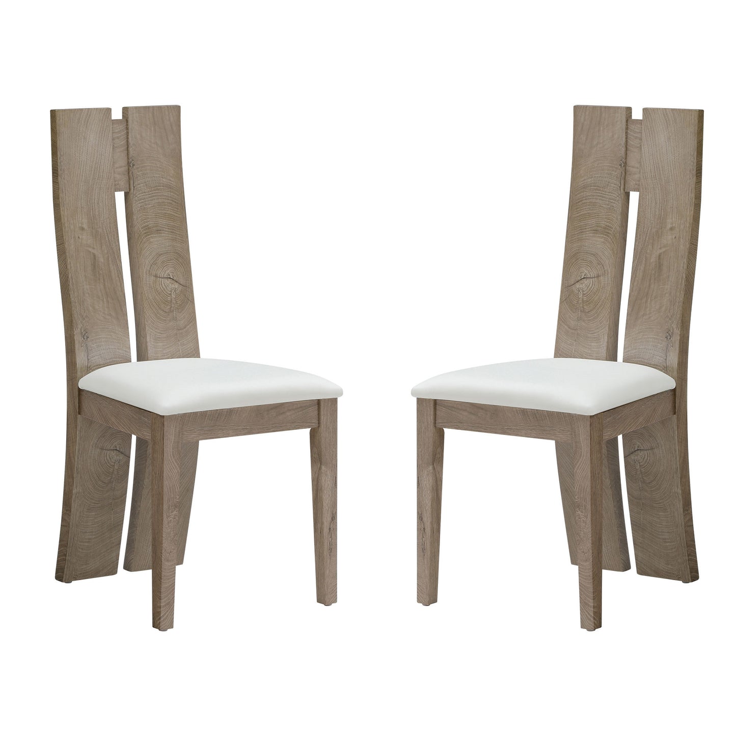 Sleek Comfort Dining Chairs - Set of Two