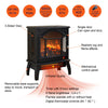 Cozy Glow 3D Electric Infrared Fireplace with Remote