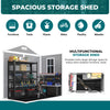 Weather-Resistant Outdoor Storage Shed for Garden & Pool