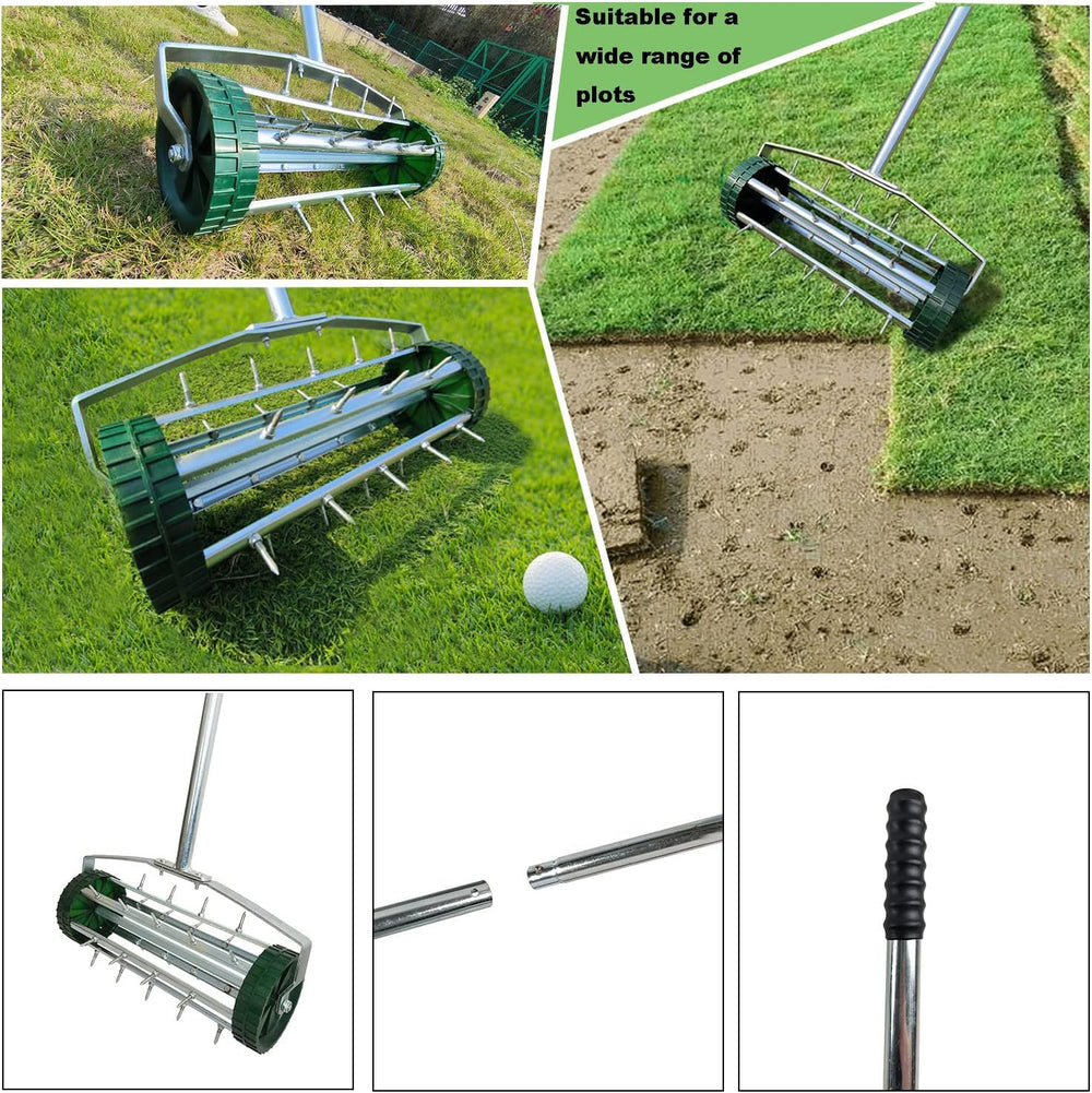 Roll & Aerate Lawn Tool