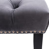 Velvet Tufted Accent Bench