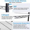 Corner Charm: Adjustable Heavy-Duty Wire Shelf Rack