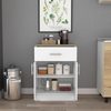 Chic Pantry Organizer with Drawer and Shelves