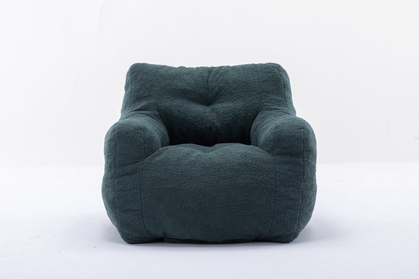 Cozy Green Teddy Bean Bag Chair