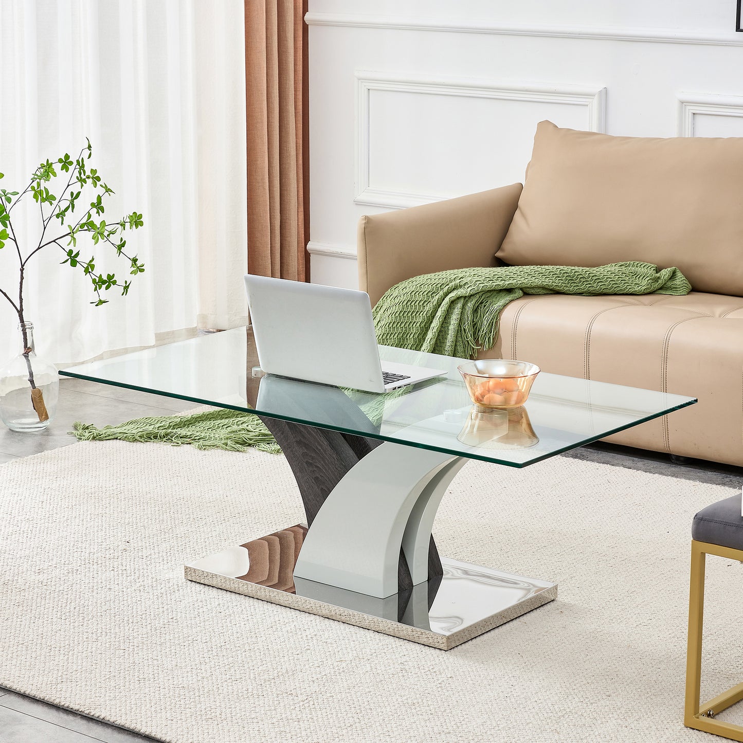 Stylish Glass Dining & Coffee Table