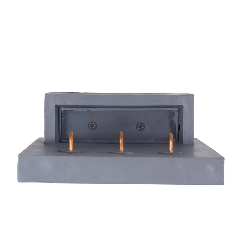 Cody No-Assembly Outdoor Fountain in Light Gray