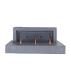 Cody No-Assembly Outdoor Fountain in Light Gray