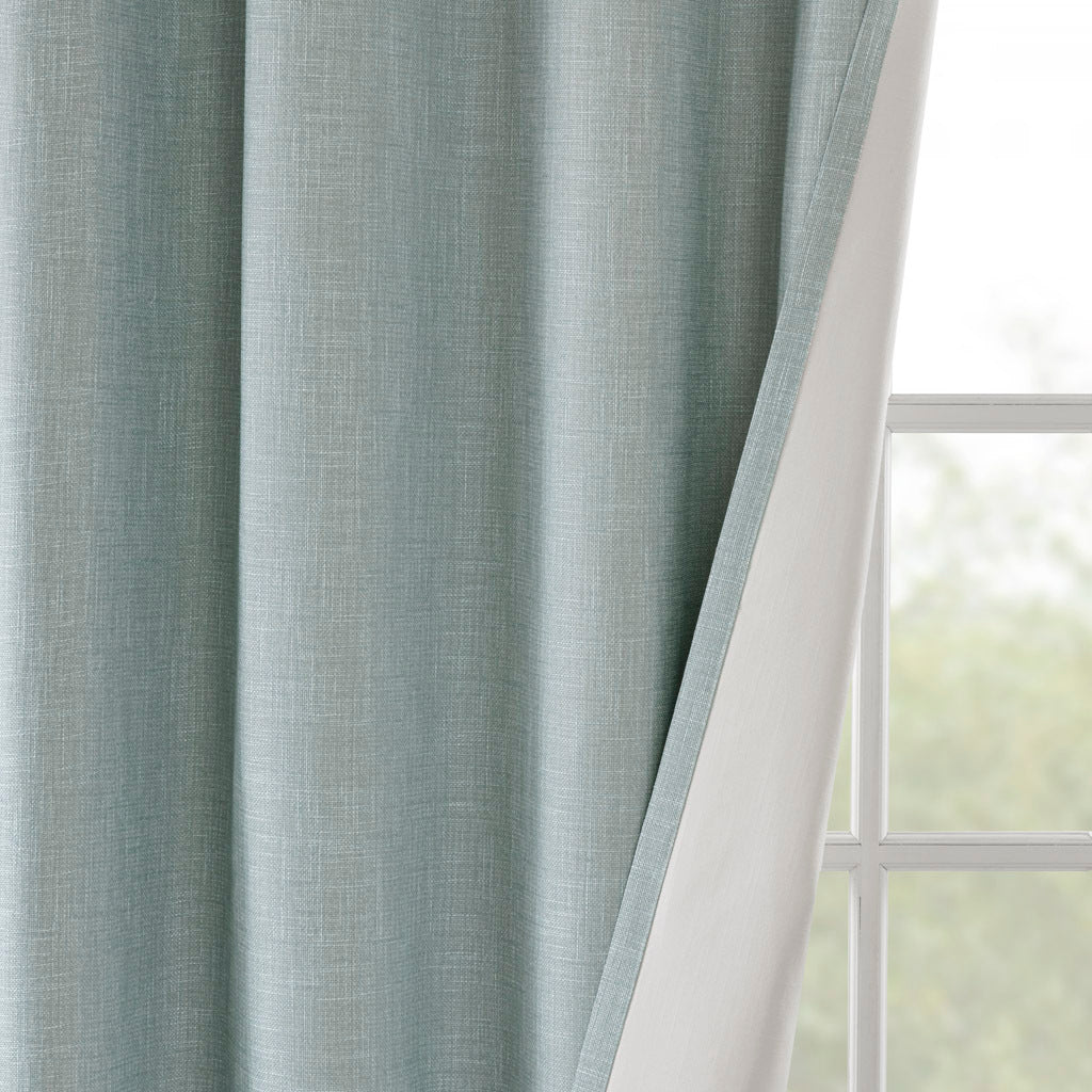 Chic Heathered Blackout Grommet Curtain Panel